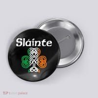 Slainte Saint Patrick's Day Irish Button thumb 0