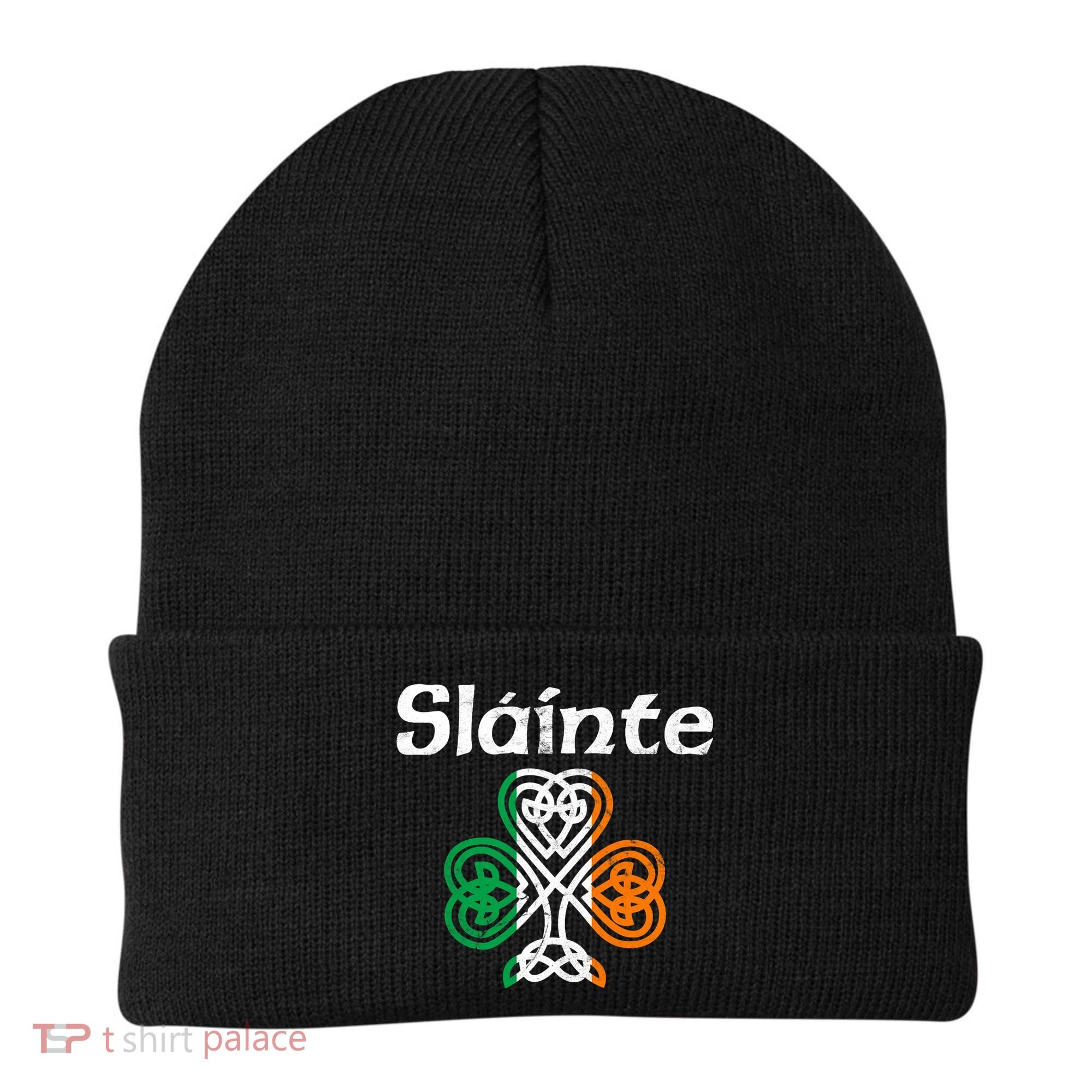 Slainte Saint Patrick's Day Irish Beanie