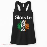 Slainte Saint Patrick's Day Irish Women's Tank Top thumb 0