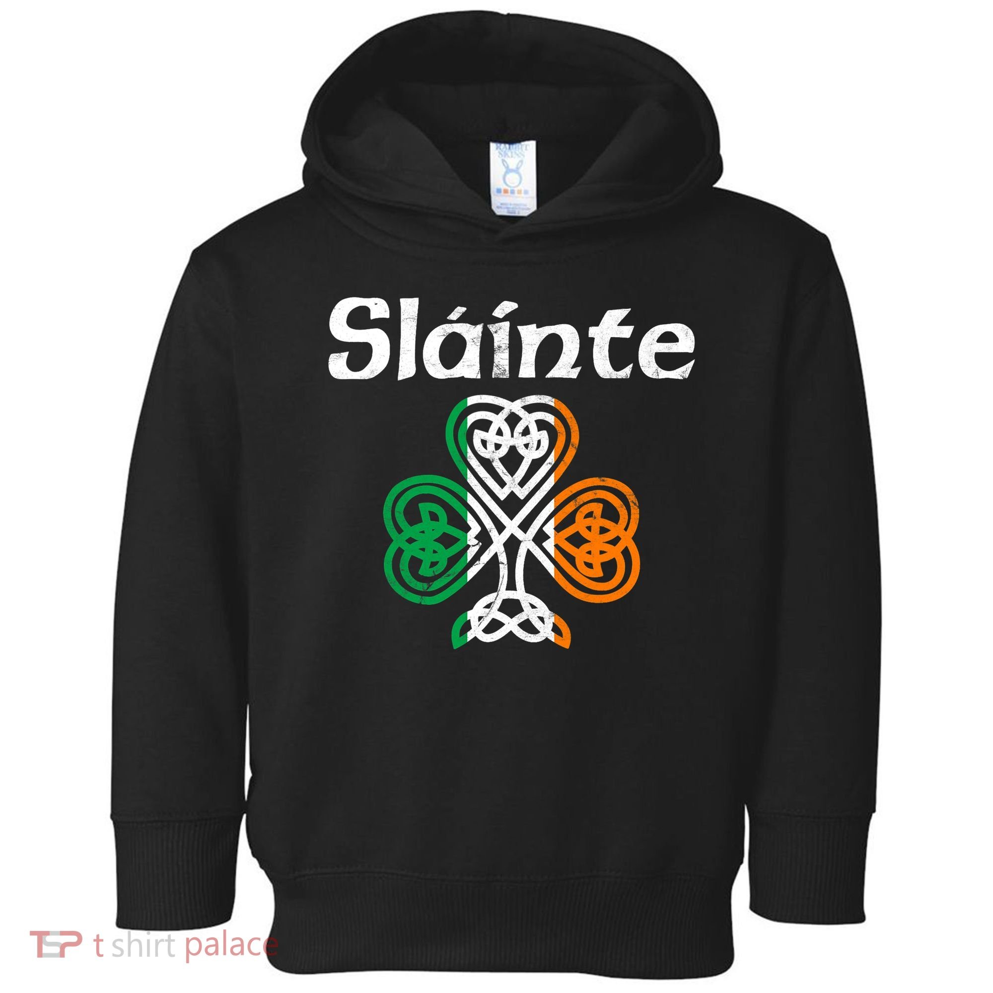 Slainte Saint Patrick's Day Irish Toddler Hoodie
