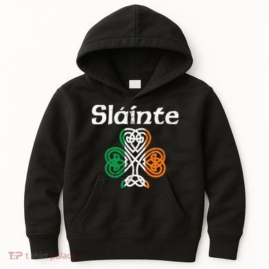 Slainte Saint Patrick's Day Irish Kids Hoodie
