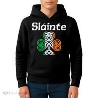 Slainte Saint Patrick's Day Irish Kids Hoodie thumb 4