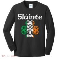 Slainte Saint Patrick's Day Irish Kids Long Sleeve Shirt thumb 0