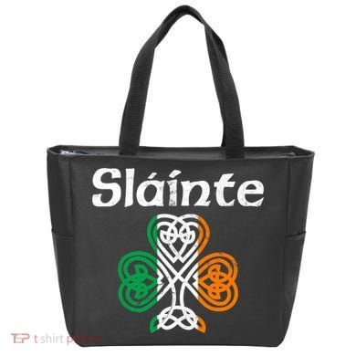 Slainte Saint Patrick's Day Irish Tote Bag
