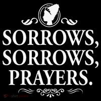 Sorrows Sorrows Prayers funny saying Kids Sweatshirt thumb 2