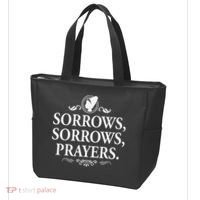 Sorrows Sorrows Prayers funny saying Tote Bag thumb 3