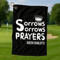 Sorrows Sorrows Prayers Proud Of Team Golf Towel thumb 1