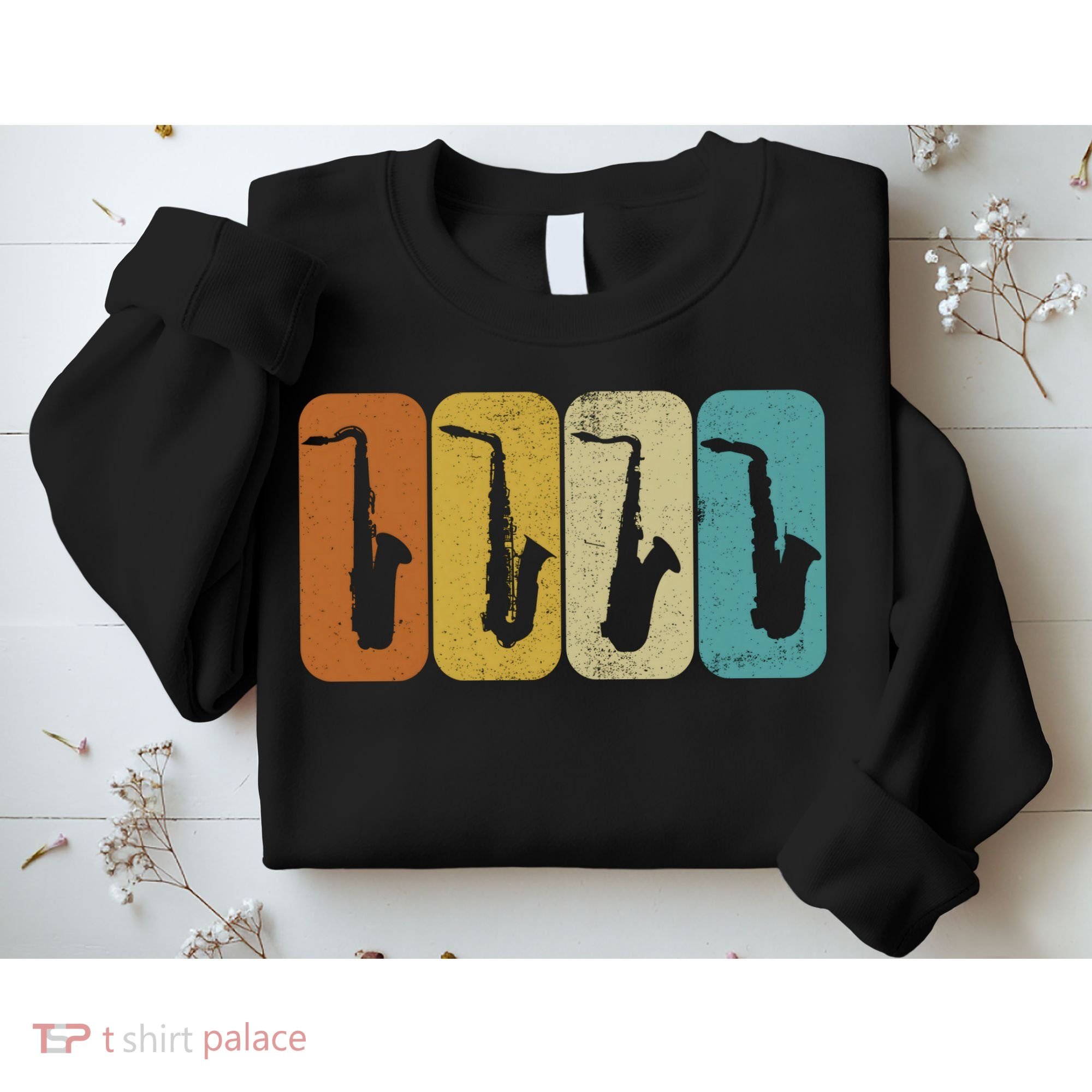 Saxophone Sax Player Gift Idea Saxophonist Music Sweatshirt