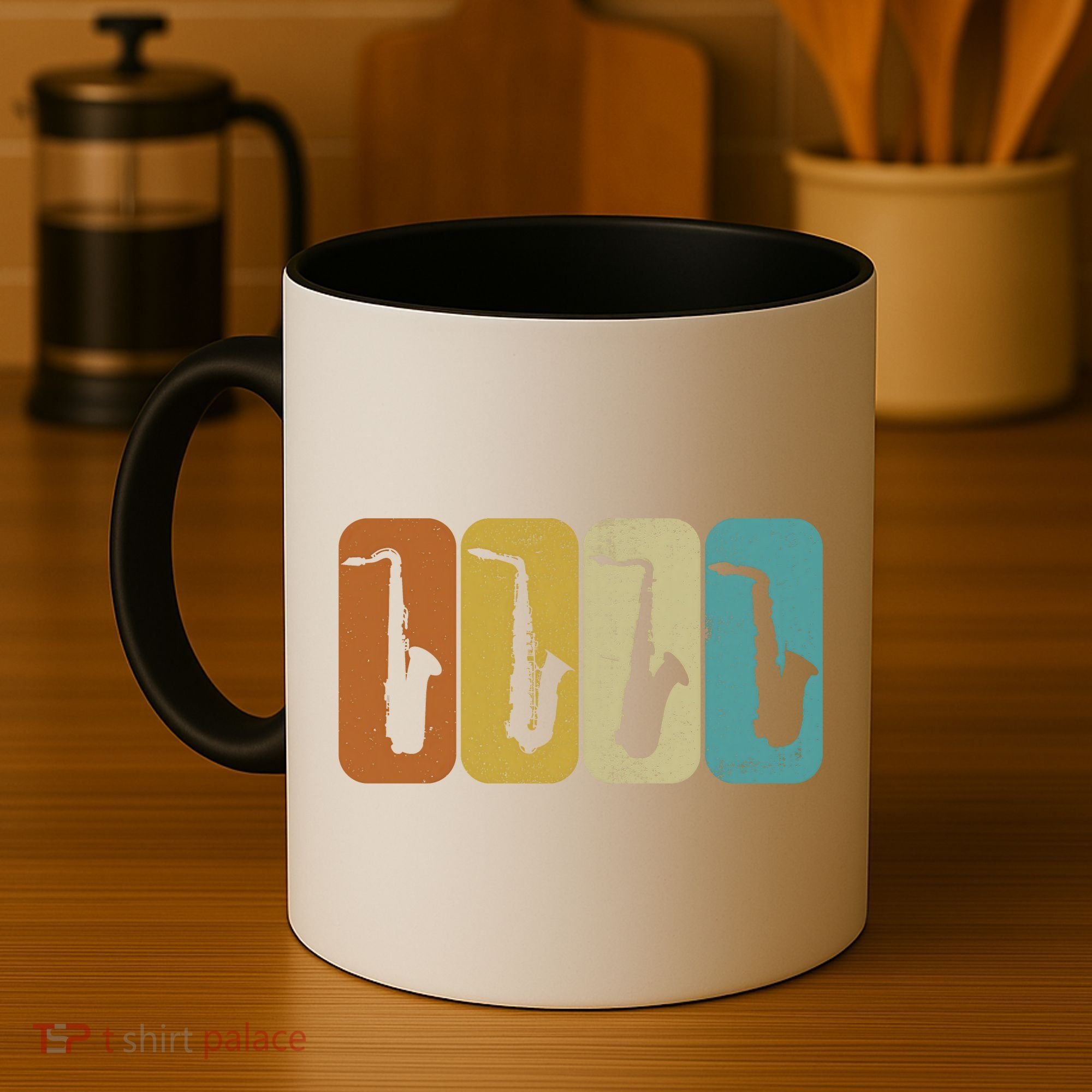 Saxophone Sax Player Gift Idea Saxophonist Music Coffee Mug