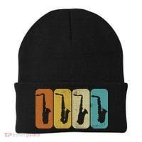 Saxophone Sax Player Gift Idea Saxophonist Music Beanie thumb 0