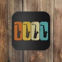 Saxophone Sax Player Gift Idea Saxophonist Music Coaster thumb 0