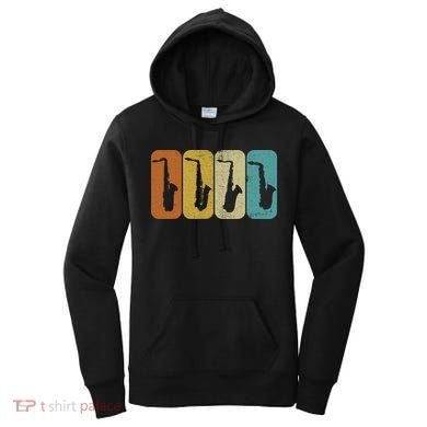 Saxophone Sax Player Gift Idea Saxophonist Music Women's Hoodie