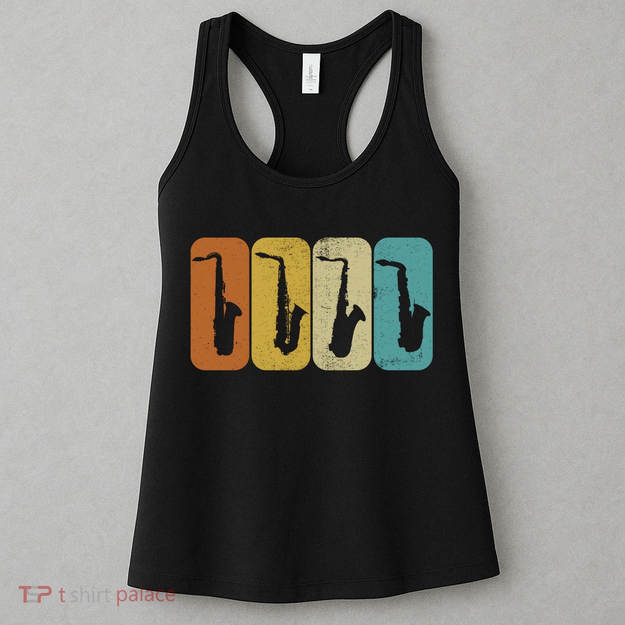 Saxophone Sax Player Gift Idea Saxophonist Music Women's Tank Top