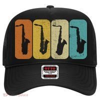 Saxophone Sax Player Gift Idea Saxophonist Music Hat thumb 0