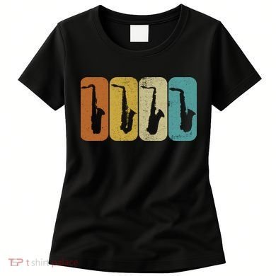 Saxophone Sax Player Gift Idea Saxophonist Music Women's T-Shirt