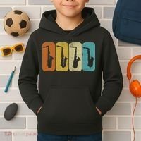 Saxophone Sax Player Gift Idea Saxophonist Music Kids Hoodie thumb 2