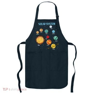 Solar System Planets Science Space Boy Girl Stem Apron