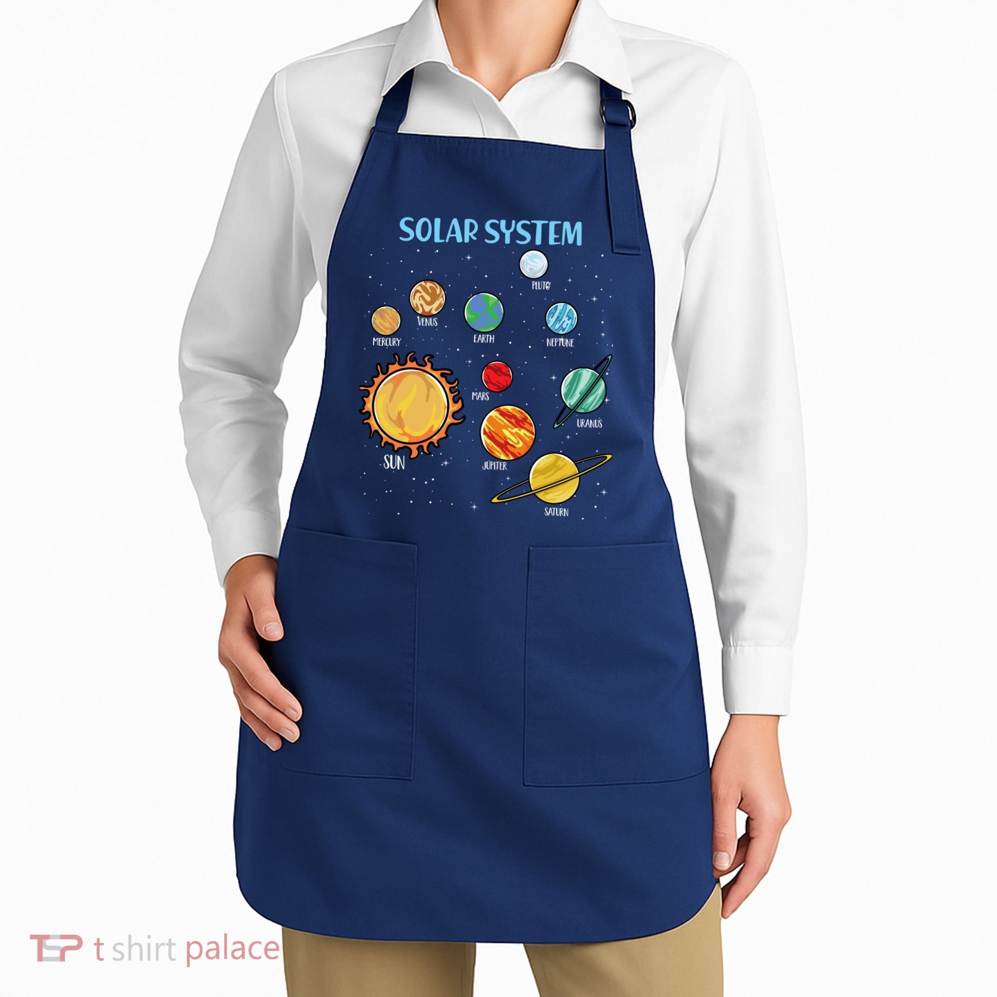 Solar System Planets Science Space Boy Girl Stem Apron