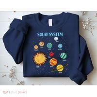 Solar System Planets Science Space Boy Girl Stem Sweatshirt thumb 2
