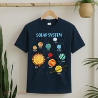Solar System Planets Science Space Boy Girl Stem T-Shirt thumb 2