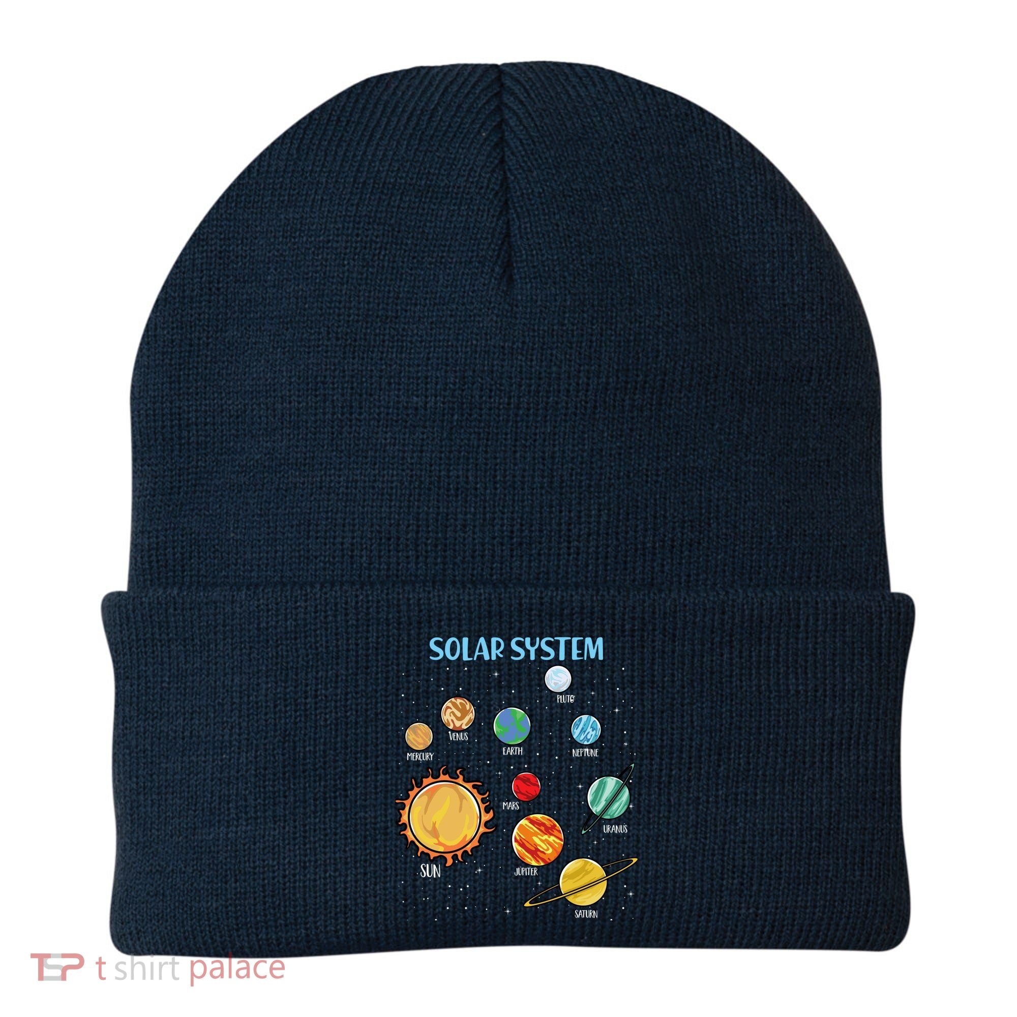 Solar System Planets Science Space Boy Girl Stem Beanie