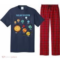 Solar System Planets Science Space Boy Girl Stem Pajama Set thumb 0