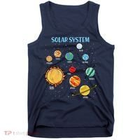 Solar System Planets Science Space Boy Girl Stem Tank Top thumb 0