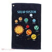 Solar System Planets Science Space Boy Girl Stem Golf Towel thumb 0