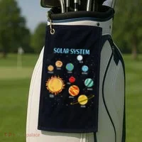 Solar System Planets Science Space Boy Girl Stem Golf Towel thumb 2