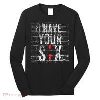 Semicolon Suicide Prevention I Have Your Six Military Saying Long Sleeve Shirt thumb 0