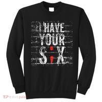 Semicolon Suicide Prevention I Have Your Six Military Saying Sweatshirt thumb 0