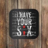 Semicolon Suicide Prevention I Have Your Six Military Saying Coaster thumb 0