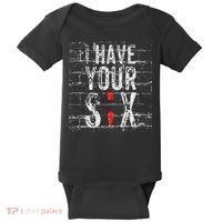 Semicolon Suicide Prevention I Have Your Six Military Saying Baby Bodysuit thumb 0