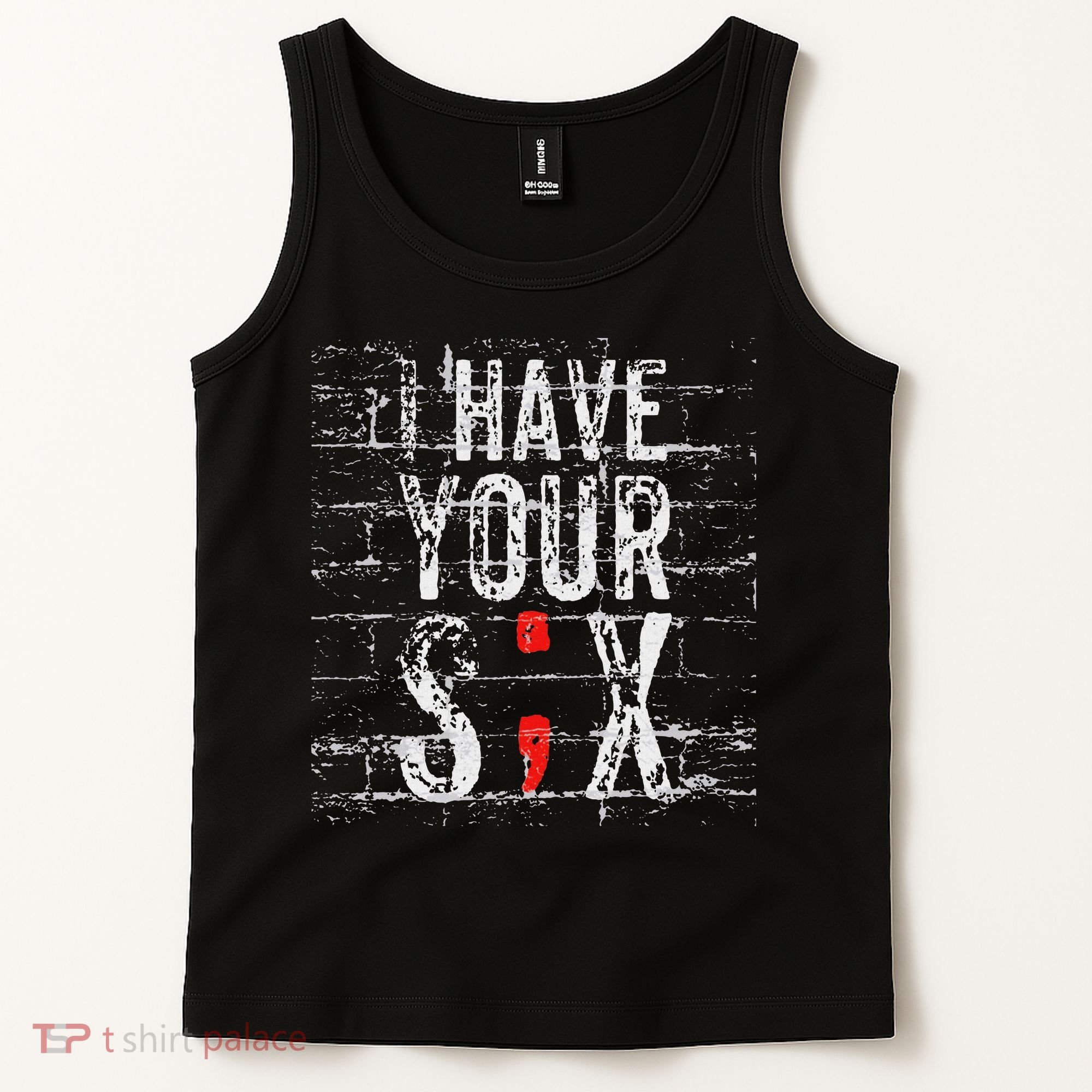 Semicolon Suicide Prevention I Have Your Six Military Saying Tank Top