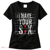 Semicolon Suicide Prevention I Have Your Six Military Saying Women's T-Shirt thumb 0