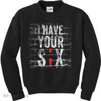 Semicolon Suicide Prevention I Have Your Six Military Saying Kids Sweatshirt thumb 0