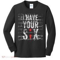 Semicolon Suicide Prevention I Have Your Six Military Saying Kids Long Sleeve Shirt thumb 0