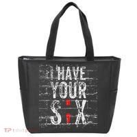 Semicolon Suicide Prevention I Have Your Six Military Saying Tote Bag thumb 0