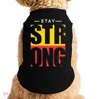 Stay Strong Positive Quote Doggie Tank thumb 0