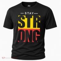 Stay Strong Positive Quote Cooling Performance Crew T-Shirt thumb 0