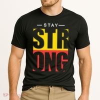 Stay Strong Positive Quote Cooling Performance Crew T-Shirt thumb 2
