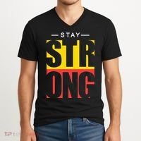 Stay Strong Positive Quote V-Neck T-Shirt thumb 2