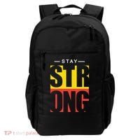 Stay Strong Positive Quote Backpack thumb 0