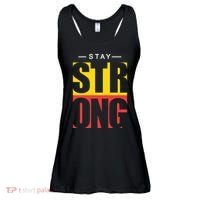 Stay Strong Positive Quote Ladies Essential Flowy Tank thumb 0