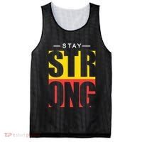 Stay Strong Positive Quote Mesh Reversible Basketball Jersey Tank thumb 0