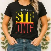 Stay Strong Positive Quote Women's T-Shirt thumb 2