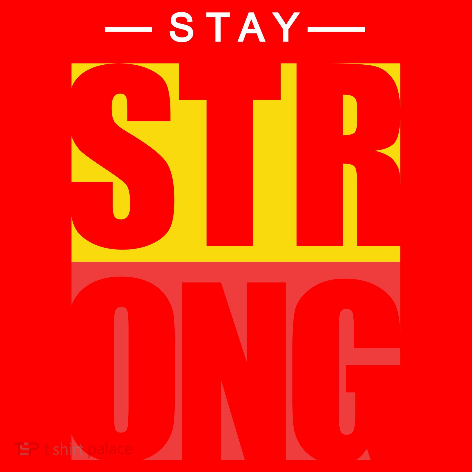 Stay Strong Positive Quote Santa Hat