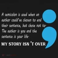 Semicolon Suicide Prevention Awareness Doggie Tank thumb 4