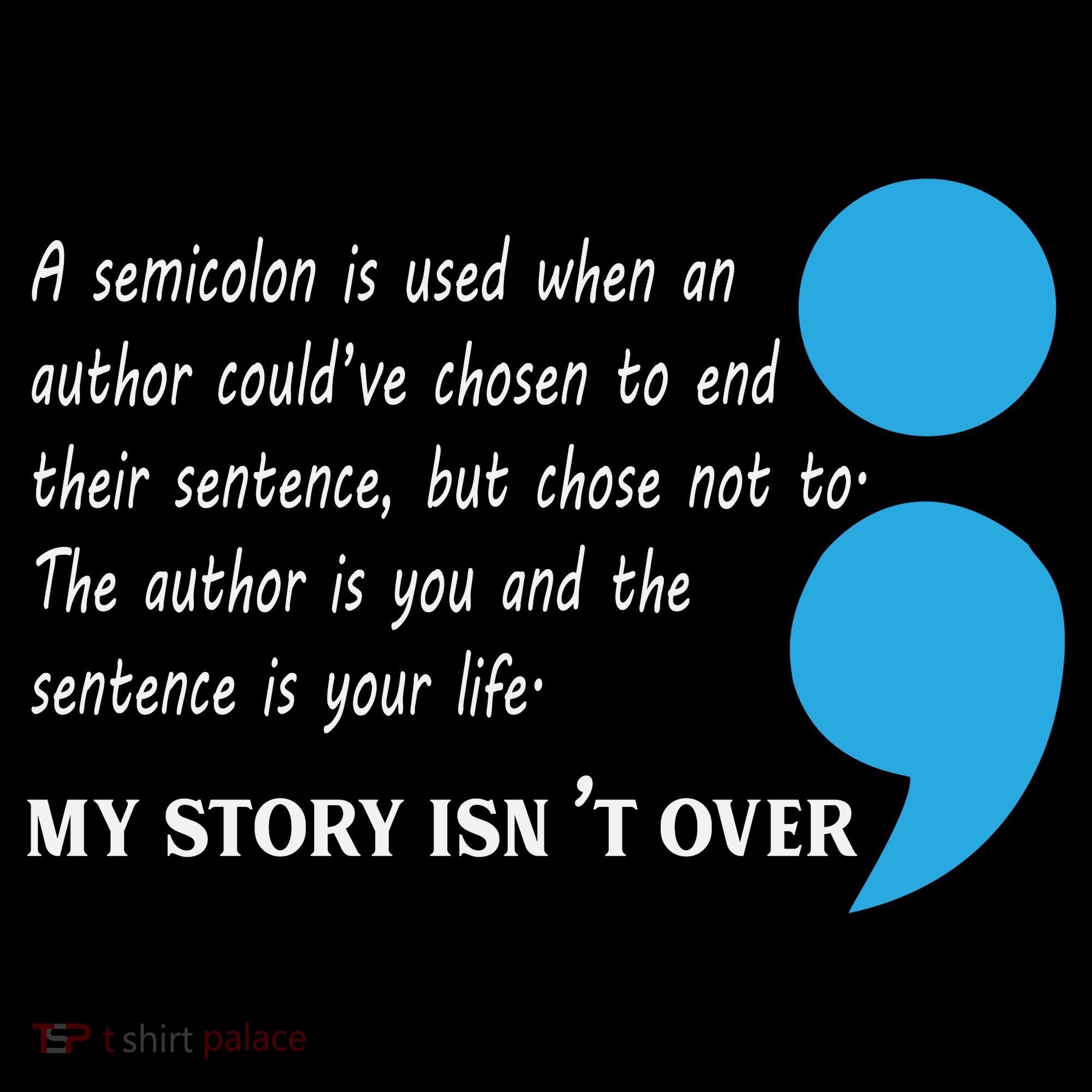 Semicolon Suicide Prevention Awareness Hoodie