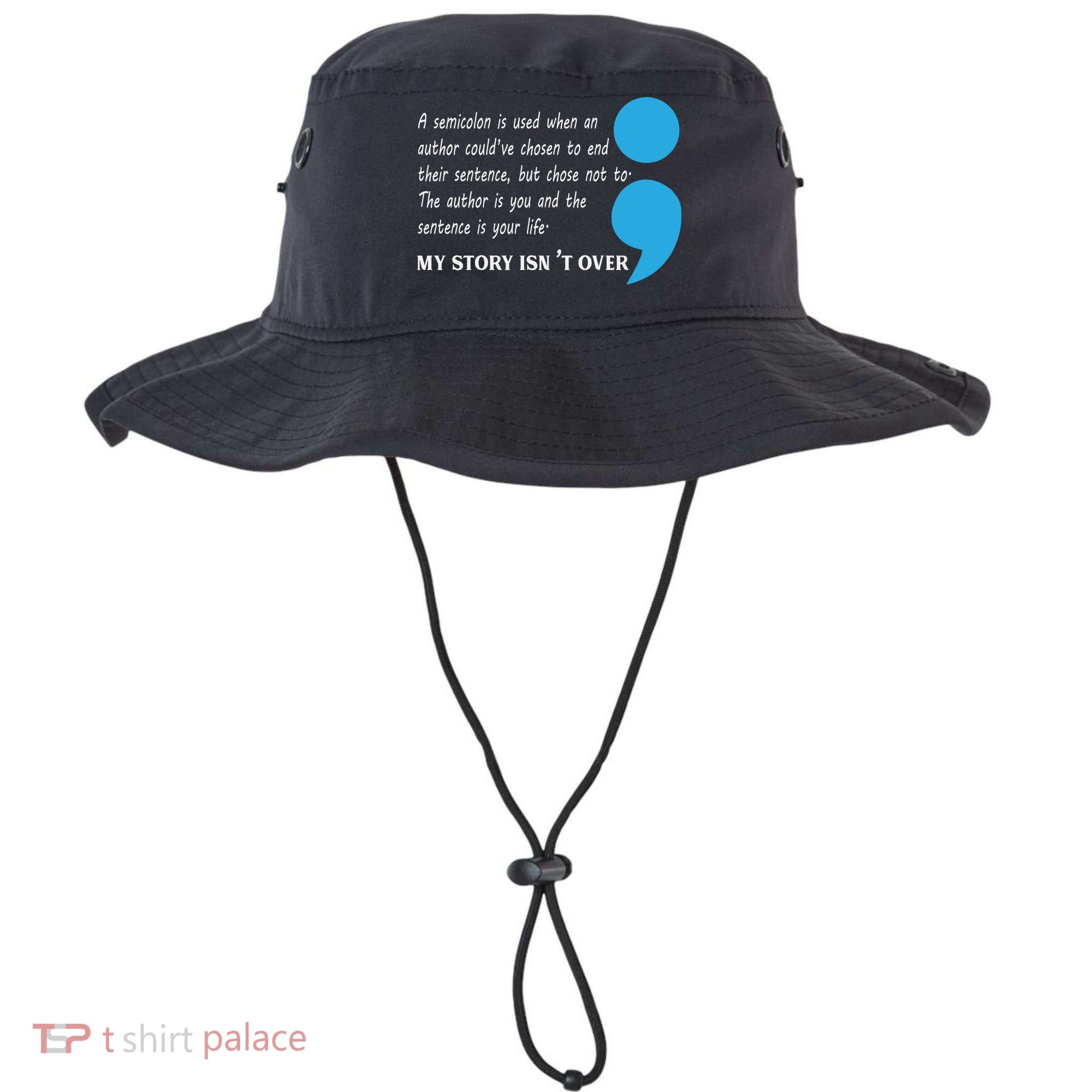 Semicolon Suicide Prevention Awareness Bucket Hat